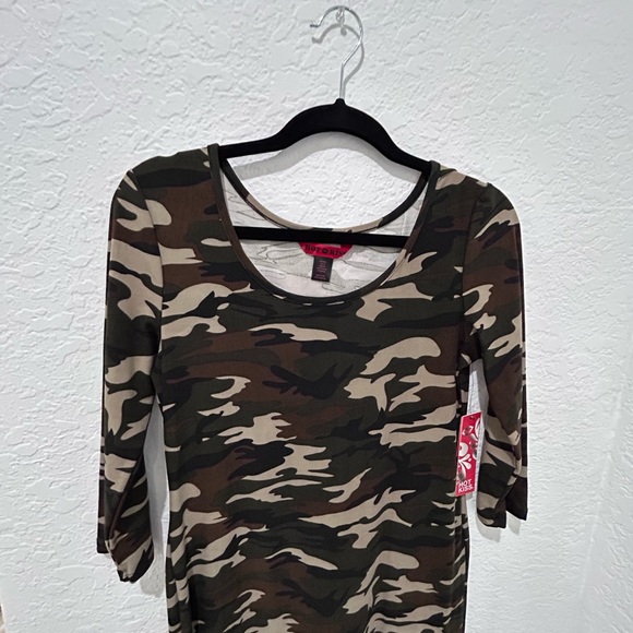 HOT TOPIC • Maxi Camo Dress • sz L - Picture 2 of 6